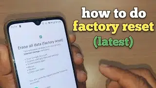 how to do factory reset on android mobile (latest)