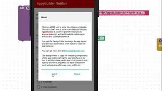 Notifier Dialog and Alert Messages