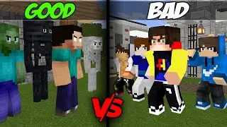 GOOD GUYS VS BAD GUYS - NEW MINECRAFT ANIMATION