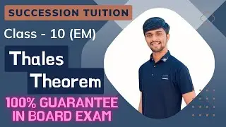 Thales Theorem class 10 | 100% Guarantee in board exam | Succession tuition