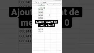 Ajouter des 0 devant un nombre !