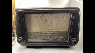 Vintage Wega Fox 53 Tube Radio 1952 / 1953 - Part 1