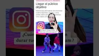 Tiempo para los reel de Instagram #instagram #reelinstagram #crecereninstagram #marketinginstagram