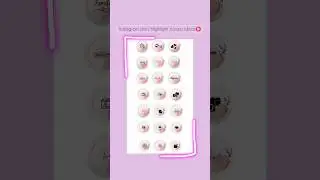 Instagram story Highlights cover ideas ✨| 