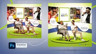 Graphic Design Course | How to design a Creative Flyer in Photoshop Part 6