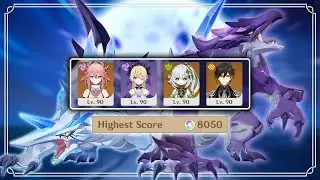 Bathysmal Vishap [MAX Score - 8050] - 3.7 Event | Genshin Impact