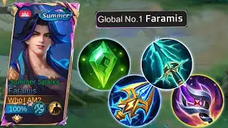 FARAMIS INSANE DAMAGE BUILD 2024! (faramis best build 2024) - Mobile Legends