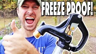 How To Install A Farm Water Hydrant That Is Freeze Proof! Easy DIY