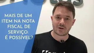 PODE MAIS DE 1 TEM NA NOTA FISCAL DE SERVIÇO?
