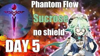 Phantom Flow Day 5 They Call It Ironskin Sucrose no shield mode - Genshin Impact Inazuma 2.0 event
