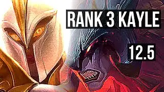 KAYLE vs AATROX (TOP) | Rank 3 Kayle, 600+ games, 5/3/12 | KR Grandmaster | 12.5