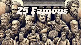 Top 25 Famous Greek People explain in 4 minutes