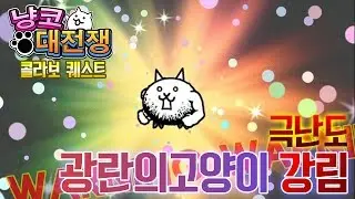 [크래시피버/극난도/냥코대전쟁콜라보]광란의 고양이 강림