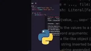 BUILD A Python CONDITIONAL Statement In Minutes!  