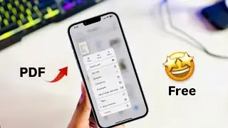 How to Create PDF in iPhone  || How to convert JPG to PDF in iPhone