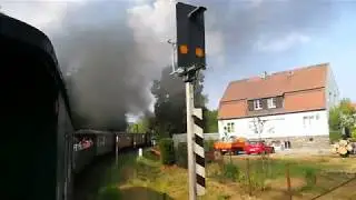 Zittauer Schmalspurbahn-Einfahrt Bahnhof Bertsdorf