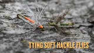 Fly Tying Soft Hackles, Partridge and Orange, Partridge and Olive