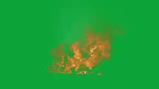Big fire Green screen HD / FREE DOWNLOAD