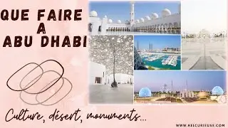 Visite de QASR AL WATAN à Abu Dhabi