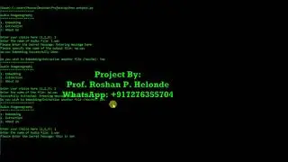 Python Code for Audio Steganography   Message Hiding In Audio Python Project