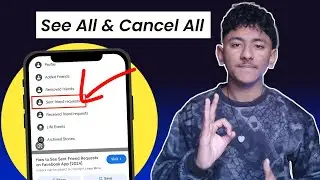 How To Cancel Friend Request Sent On Facebook | See All & Cancel Them | New Trick (2024)🔥 |