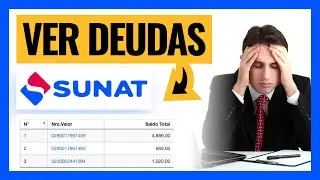 Cómo VER/CONSULTAR las deudas en SUNAT - Deuda coactiva o valores - como pagarlas