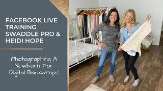 Photographing A Newborn For Digital Backdrops Featuring Heidi Hope