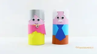 Lavoretti per la Festa dei Nonni con Rotoli di Carta Igienica | Tutorial