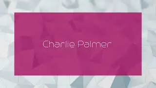 Charlie Palmer - appearance