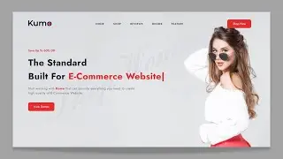 Lets Design Building a Ecommerce Website Using HTML & CSS Step By Step | Responsive Website Design