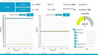 Digital SMPS Realtime control and Dashboard running on Tablet (Beta2)