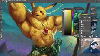 Pintando o Pikachu fortãozão - Parte 2