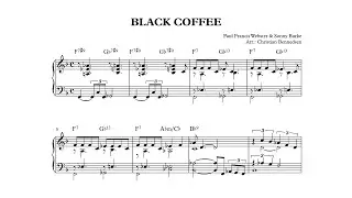 Black Coffee - Piano