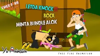 Cute FF animation Letda Hyper Knock boy Ask Give Bundle Alok - FF Funny Cartoon