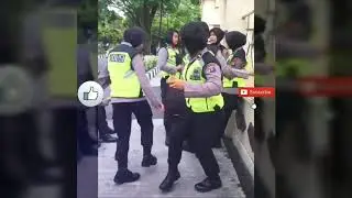 viral terbaru dance ala polwan keren