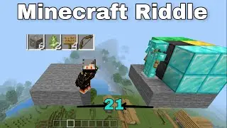 Can you solve this Minecraft Riddle | Minecraft Riddle