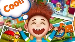 Одевашка (Guess the Dress) - обучающий мультфильм-игра для детей. Учим малышей одеваться по сезону