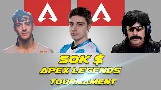 $50,000 Apex Legends Tournament By Twitch Rivals. (part 3) Ninja, Shroud, DrDisrespect