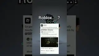 Roblox touched grass..?#roblox #shorts