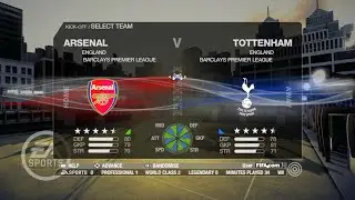 FIFA 08 (2008) - Arsenal vs Tottenham Hotspur - Gameplay PS3 HD [RPCS3]