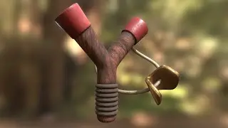 Zelda Ocarina of Time remastered - Slingshot Modeling Timelapse - Free model download