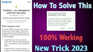 fix a problem you disagreed with the decision facebook 2023 || check back here for tha result fb