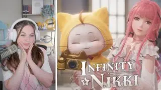 Reacting to Infinity Nikki: an open world DRESS UP adventure game!