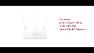 Tenda Router F3 Setup as Wireless Range Extender  Repeater Tenda All Router Firmware Upgrade 2022