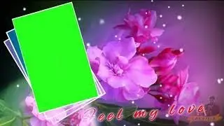 Romantic best river background green screen photo frame effects