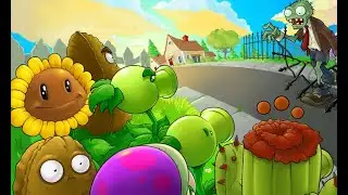 Plants vs Zombie LP 2 [Прошли первые десять уровней]