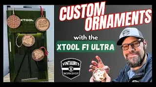 Brass and Wood Ornaments on the xTool F1 Ultra