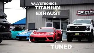 C8 Corvette gets ValveTronics Titanium Exhaust + Tune!!