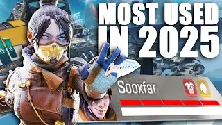 These were the MOST Used Guns & Legends in 2025 of Apex!