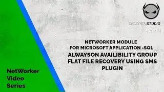 NMM SQL - AlwaysOn AG Database Flat file recovery